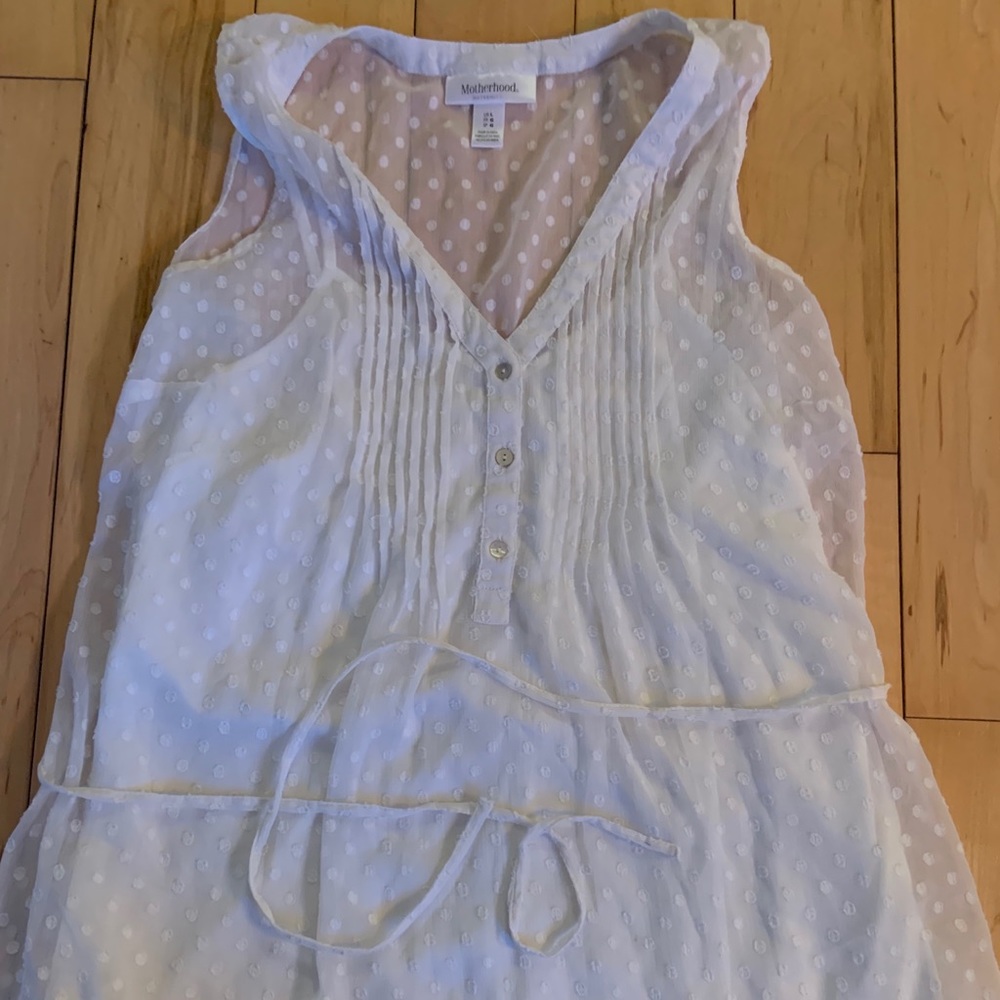 Motherhood maternity sleeveless blouse